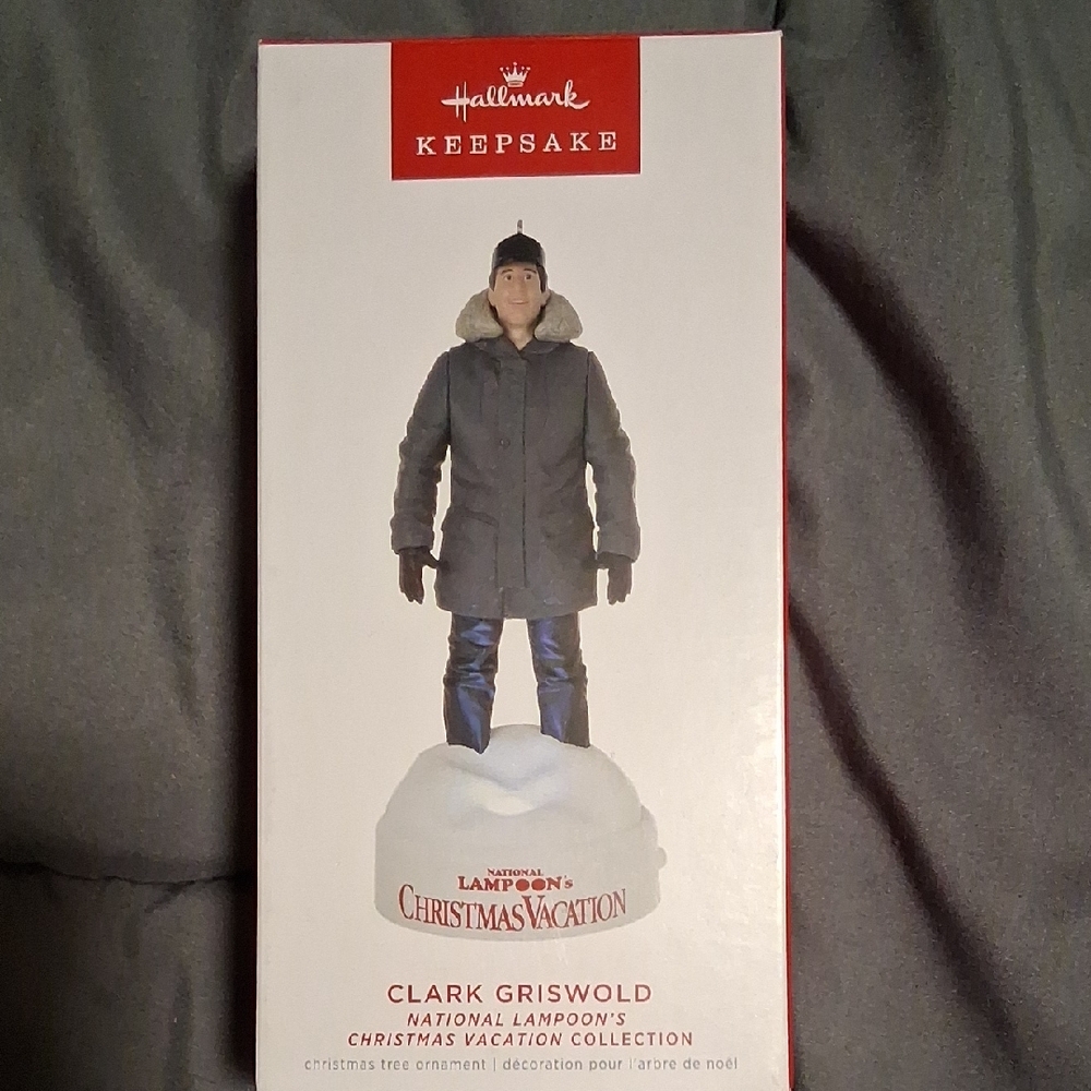 Hallmark Keepsake Clark Griswold Ornament in Gray and Blue
